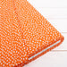 Premium Cotton Quilting Fabric Sold By The Yard - Confetti Brights Collection - Orange Hearts - Threadart.com