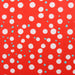 Premium Cotton Quilting Fabric Sold By The Yard - Confetti Brights Collection - Red White Aqua Dots - Threadart.com