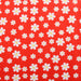 Premium Cotton Quilting Fabric Sold By The Yard - Confetti Brights Collection - Red Daisies - Threadart.com