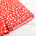 Premium Cotton Quilting Fabric Sold By The Yard - Confetti Brights Collection - Red Daisies - Threadart.com