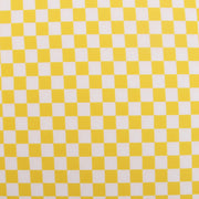 Premium Cotton Quilting Fabric Sold By The Yard - Confetti Brights Collection - Yellow Check - Threadart.com