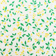 Premium Cotton Quilting Fabric Sold By The Yard - Confetti Brights Collection - Yellow Leaves - Threadart.com