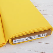 Premium Cotton Quilting Fabric Sold By The Yard - Solid Light Yellow - Threadart.com