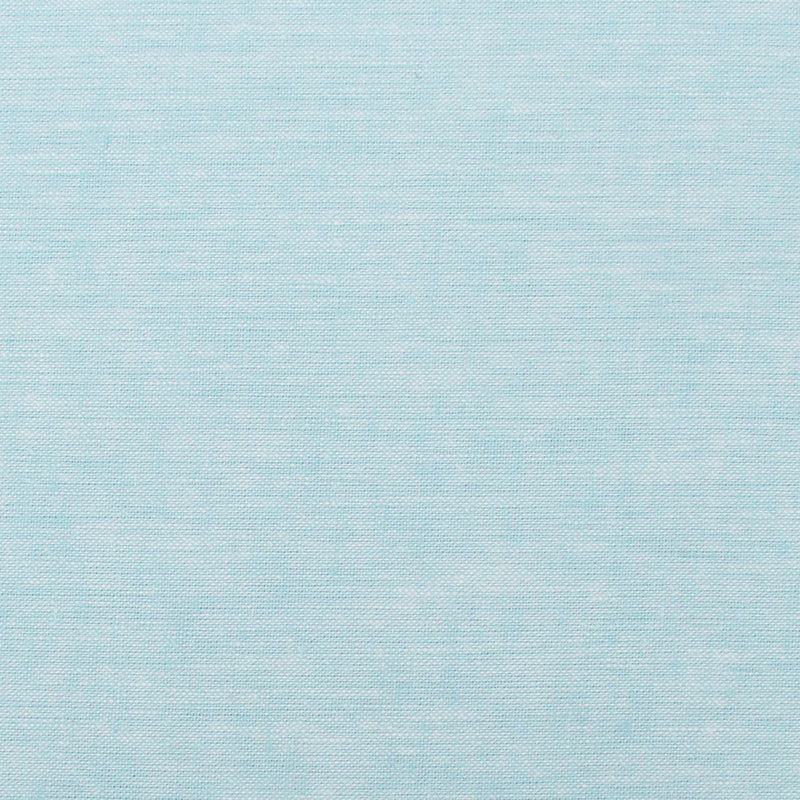 Close-up swatch of Aqua yarn dyed homespun cotton linen blend fabric