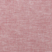 Close-up swatch of Berry yarn dyed homespun cotton linen blend fabric
