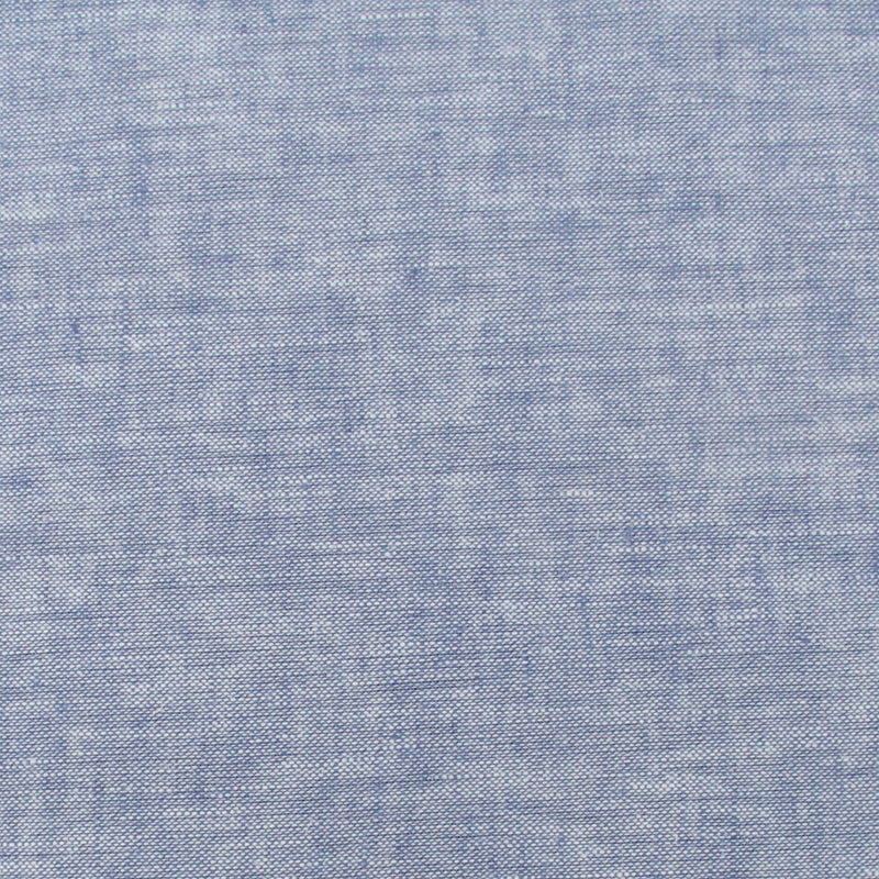 Yarn Dyed Linen Fabric By The Yard - Cadet Blue 43" Width - Homespun Cotton Linen Blend Fabric