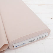Linen colored yarn dyed homespun cotton linen blend fabric on the bolt