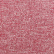 Close-up swatch of Red yarn dyed homespun cotton linen blend fabric