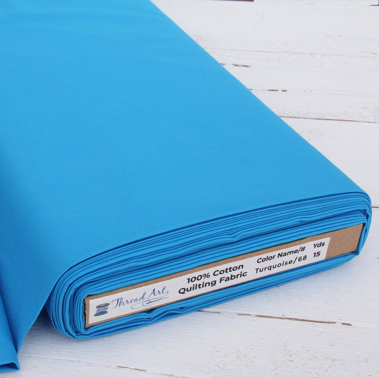 BOLT ENDS of Solid Cotton Fabrics - 1/2 yard to 1 yard cuts - Threadart.com