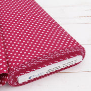 Premium Cotton Quilting Fabric Sold By The Yard - Vintage Threads Collection - Burgundy Dots - Threadart.com