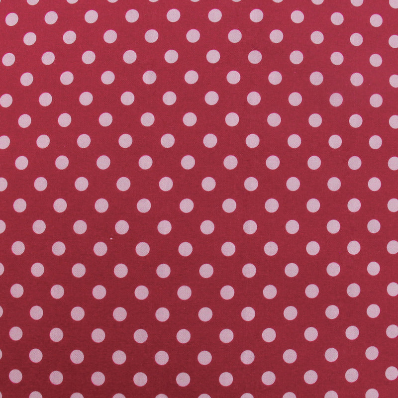 Premium Cotton Quilting Fabric Sold By The Yard - Vintage Threads Collection - Burgundy Dots - Threadart.com