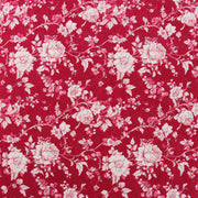 Premium Cotton Quilting Fabric Sold By The Yard - Vintage Threads Collection - Burgundy Flower - Threadart.com
