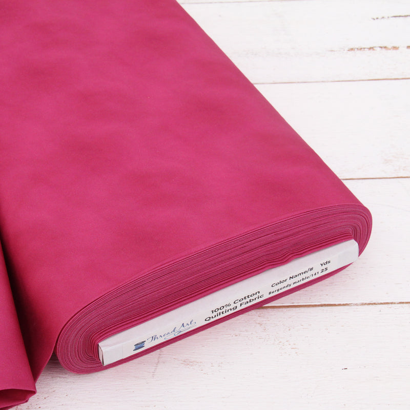 Premium Cotton Quilting Fabric Sold By The Yard - Vintage Threads Collection - Burgundy Marble - Threadart.com