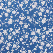 Premium Cotton Quilting Fabric Sold By The Yard - Vintage Threads Collection - Dark Blue Floral - Threadart.com