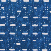 Premium Cotton Quilting Fabric Sold By The Yard - Vintage Threads Collection - Dark Blue Stripe - Threadart.com