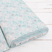 Premium Cotton Quilting Fabric Sold By The Yard - Vintage Threads Collection - Light Aqua Sea - Threadart.com