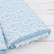 Premium Cotton Quilting Fabric Sold By The Yard - Vintage Threads Collection - Light Blue Toile - Threadart.com