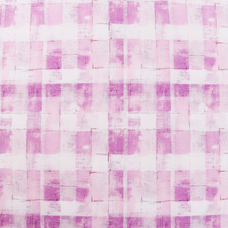 Premium Cotton Quilting Fabric Sold By The Yard - Vintage Threads Collection - Light Purple Plaid - Threadart.com