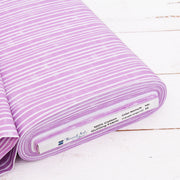 Premium Cotton Quilting Fabric Sold By The Yard - Vintage Threads Collection - Light Purple Stripe - Threadart.com