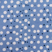 Premium Cotton Quilting Fabric Sold By The Yard - Vintage Threads Collection - Medium Blue Dots - Threadart.com