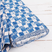 Premium Cotton Quilting Fabric Sold By The Yard - Vintage Threads Collection - Medium Blue Plaid - Threadart.com