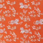 Premium Cotton Quilting Fabric Sold By The Yard - Vintage Threads Collection - Orange Tiger - Threadart.com