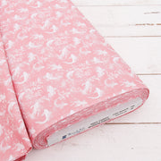 Premium Cotton Quilting Fabric Sold By The Yard - Vintage Threads Collection - Pink Fish - Threadart.com