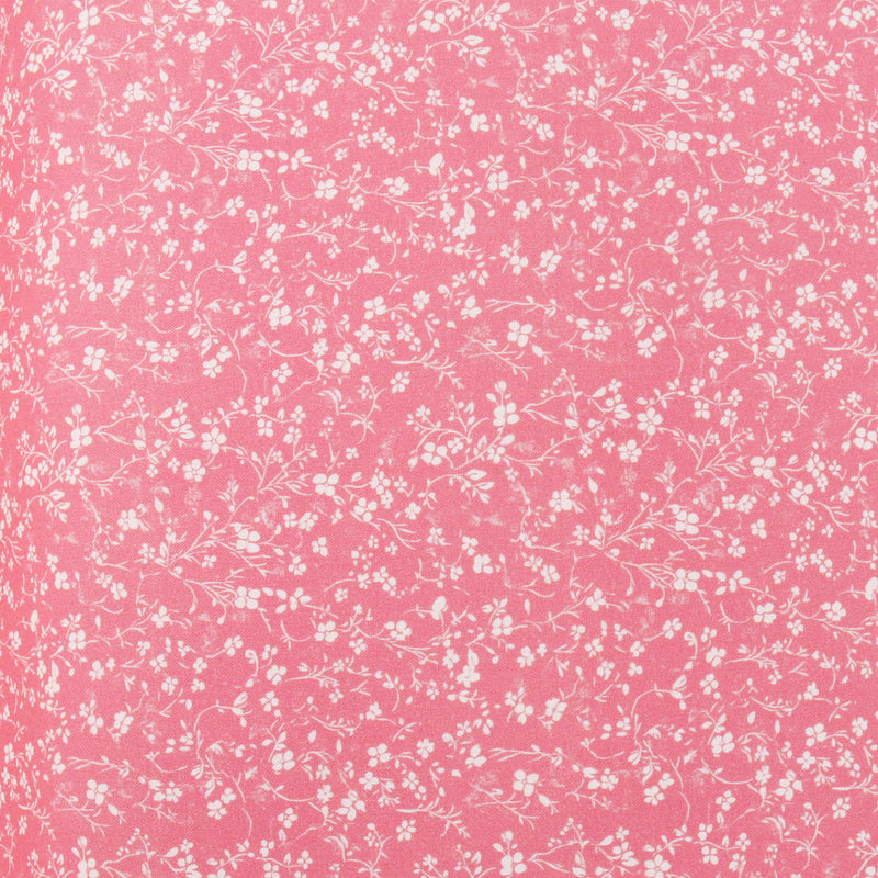 Premium Cotton Quilting Fabric Sold By The Yard - Vintage Threads Collection - Pink Flowers - Threadart.com