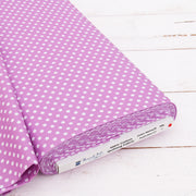 Premium Cotton Quilting Fabric Sold By The Yard - Vintage Threads Collection - Purple Dot - Threadart.com