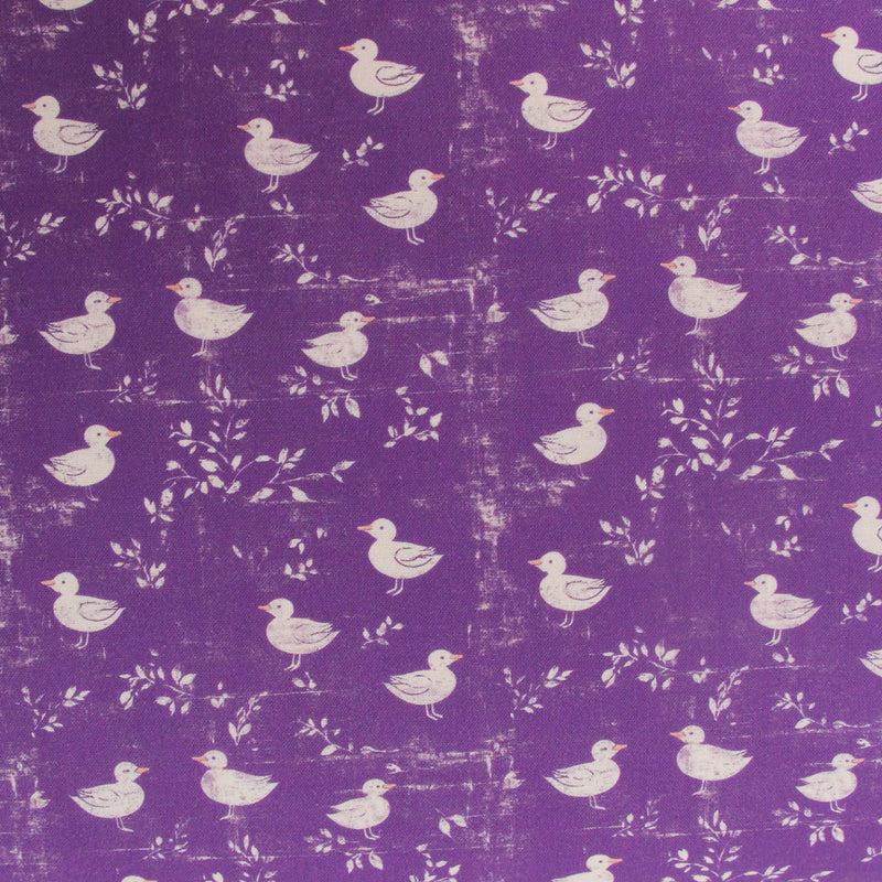 Premium Cotton Quilting Fabric Sold By The Yard - Vintage Threads Collection - Purple Duck - Threadart.com