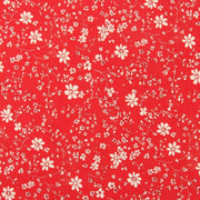 Premium Cotton Quilting Fabric Sold By The Yard - Vintage Threads Collection - Red Flower - Threadart.com