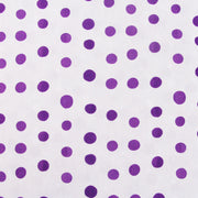 Premium Cotton Quilting Fabric Sold By The Yard - Vintage Threads Collection - White Purple Dot - Threadart.com