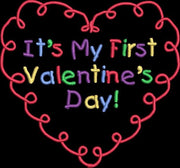 My First Valentine Machine Embroidery Design Instant Download - 3 Sizes - 8 Formats - ThreadArt - Threadart.com