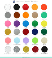 Personalized Canvas Pouch Bags - Great Party Favor or Group Gift Idea - Customize Bag With Names or Words - Threadart.com