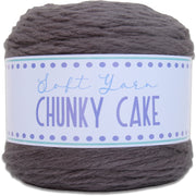 Chunky Yarn Big Cake - Asphalt Grey, 300g (316 Yards) – Thick Super Bulky #6 - Threadart.com