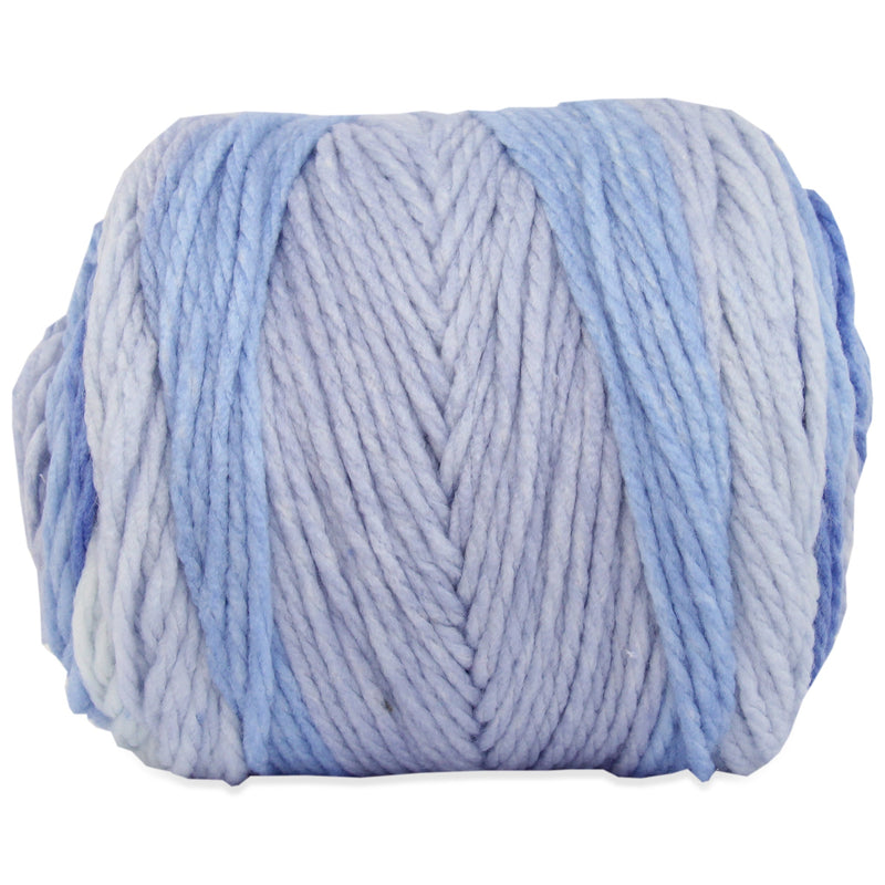 Ombre Yarn - Big Chunky Yarn Cake - Baby Blues , 300g (316 Yards) – Thick Super Bulky #6 - Threadart.com
