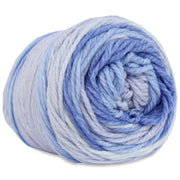 Ombre Yarn - Big Chunky Yarn Cake - Baby Blues , 300g (316 Yards) – Thick Super Bulky #6 - Threadart.com