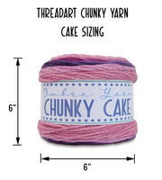 Ombre Yarn - Big Chunky Yarn Cake - Cherry Blossoms , 300g (316 Yards) – Thick Super Bulky #6 - Threadart.com
