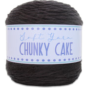 Chunky Yarn Big Cake - Black, 300g (316 Yards) – Thick Super Bulky #6 - Threadart.com