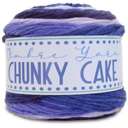 Ombre Yarn - Big Chunky Yarn Cake - Bluebonnet Morning , 300g (316 Yards) – Thick Super Bulky #6 - Threadart.com