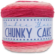Ombre Yarn - Big Chunky Yarn Cake - Cherry Blossoms , 300g (316 Yards) – Thick Super Bulky #6 - Threadart.com