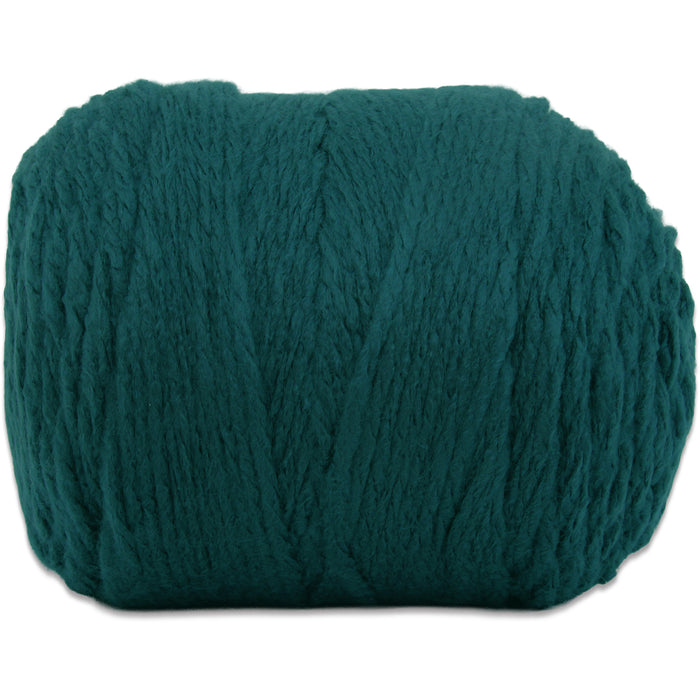 Chunky Yarn Big Cake - Dark Teal, 300g (316 Yards) – Thick Super Bulky #6 - Threadart.com