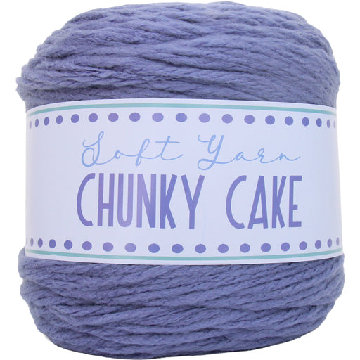 Chunky Yarn Big Cake - Denim, 300g (316 Yards) – Thick Super Bulky #6 - Threadart.com