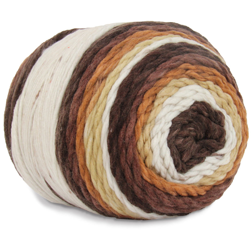 Ombre Yarn - Big Chunky Yarn Cake - Desert Sands , 300g (316 Yards) – Thick Super Bulky #6 - Threadart.com