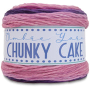 Ombre Yarn - Big Chunky Yarn Cake - Lavender Haze , 300g (316 Yards) – Thick Super Bulky #6 - Threadart.com