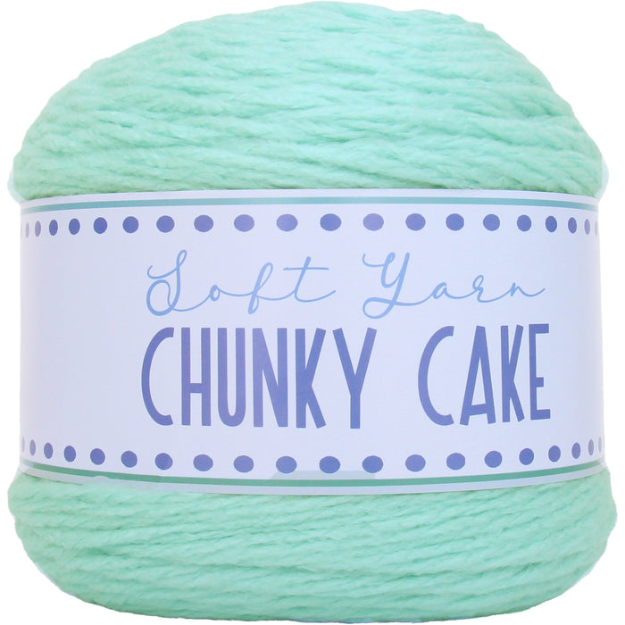 Chunky Yarn Big Cake - Light Aqua, 300g (316 Yards) – Thick Super Bulky #6 - Threadart.com