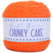 Chunky Yarn Big Cake - Orange, 300g (316 Yards) – Thick Super Bulky #6 - Threadart.com