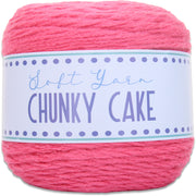 Chunky Yarn Big Cake - Pink, 300g (316 Yards) – Thick Super Bulky #6 - Threadart.com