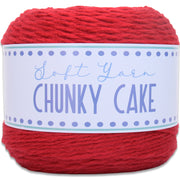 Chunky Yarn Big Cake - Red, 300g (316 Yards) – Thick Super Bulky #6 - Threadart.com