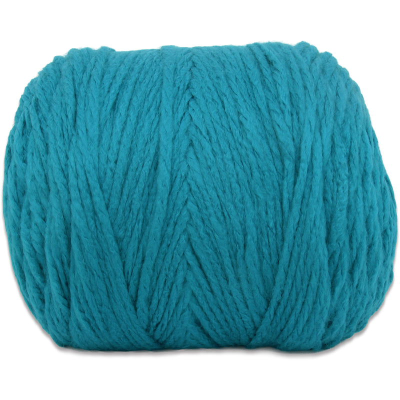 Chunky Yarn Big Cake - Teal Blue, 300g (316 Yards) – Thick Super Bulky #6 - Threadart.com